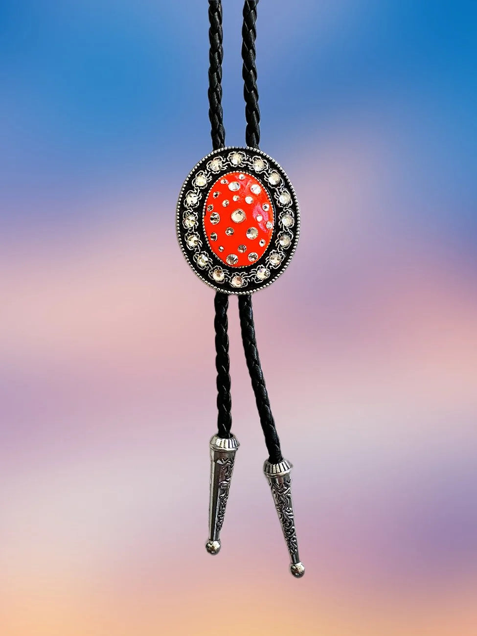 Neon Blaze Bolo Tie