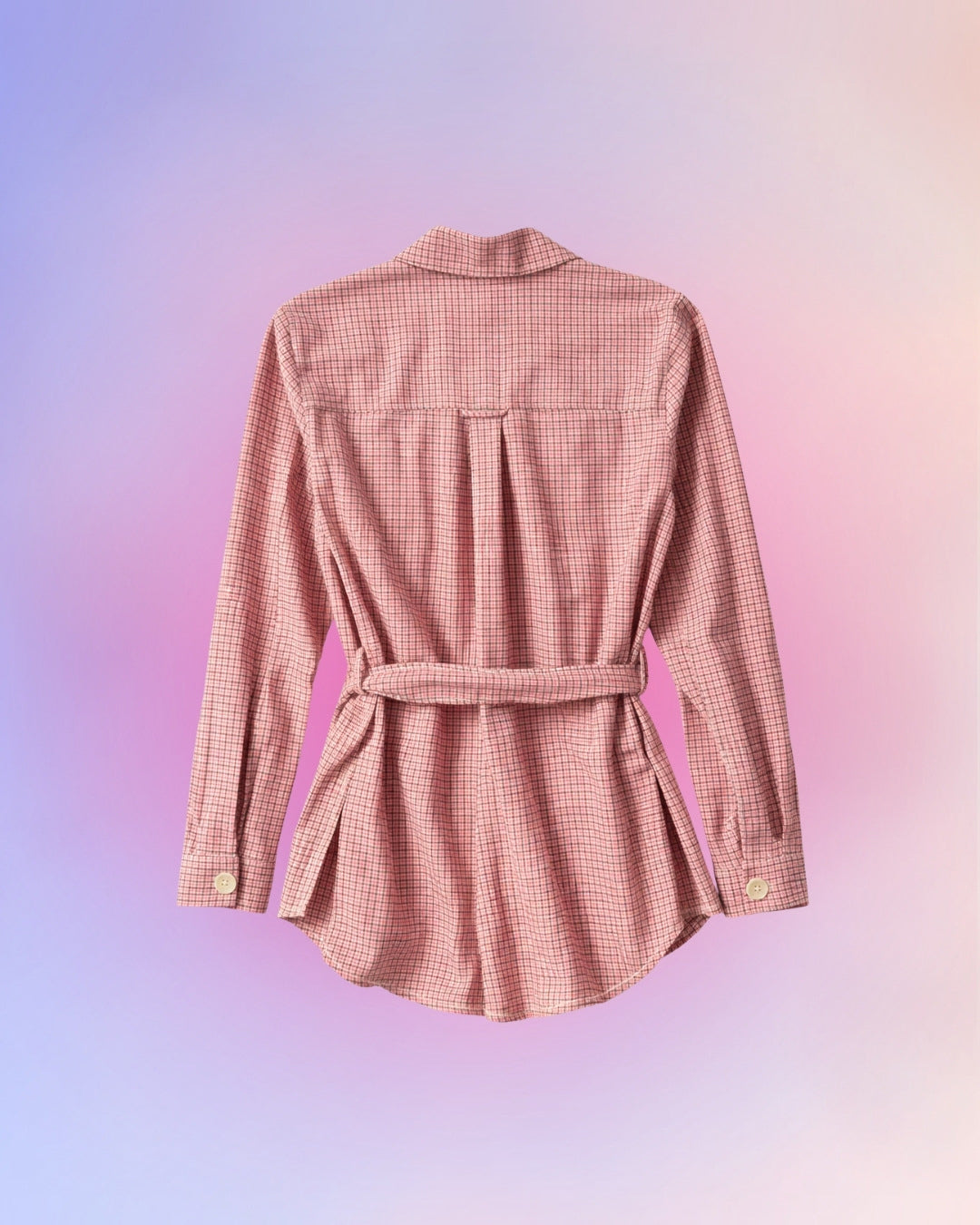 Early 2000s Belted Utility Shirt Jacket