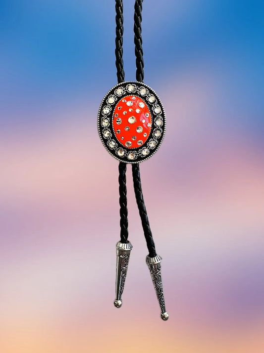 Neon Blaze Bolo Tie